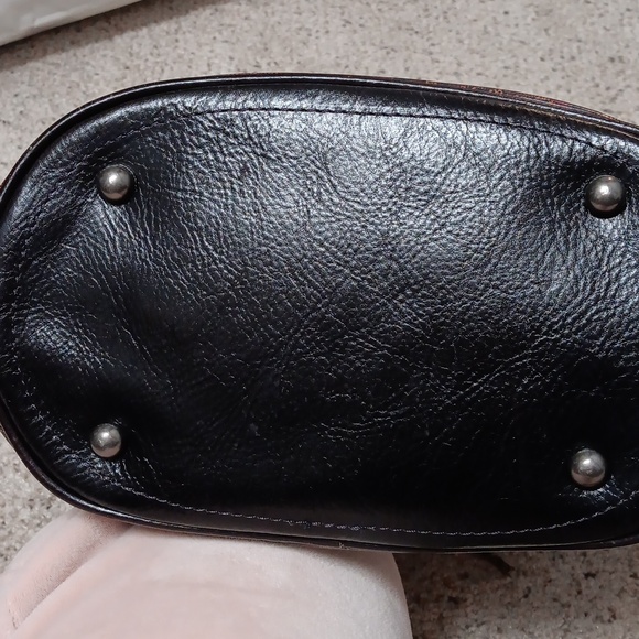 EUC Patricia Nash Floral Brocade Leather Bucket bag - Picture 6 of 9